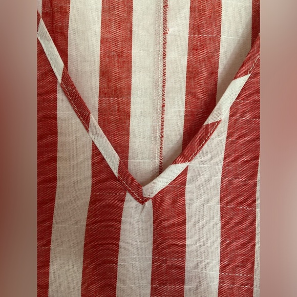 Red and white striped top - Picture 3 of 6